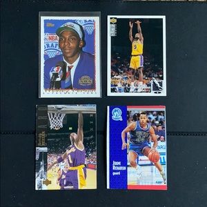 Lot of four basketball cards